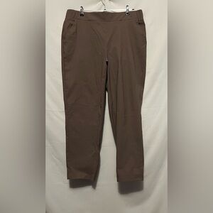 Modern Ambition Women’s Brown High Rise Travel Pants XL